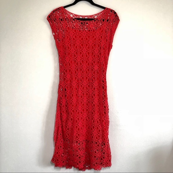 ralph lauren crochet dress